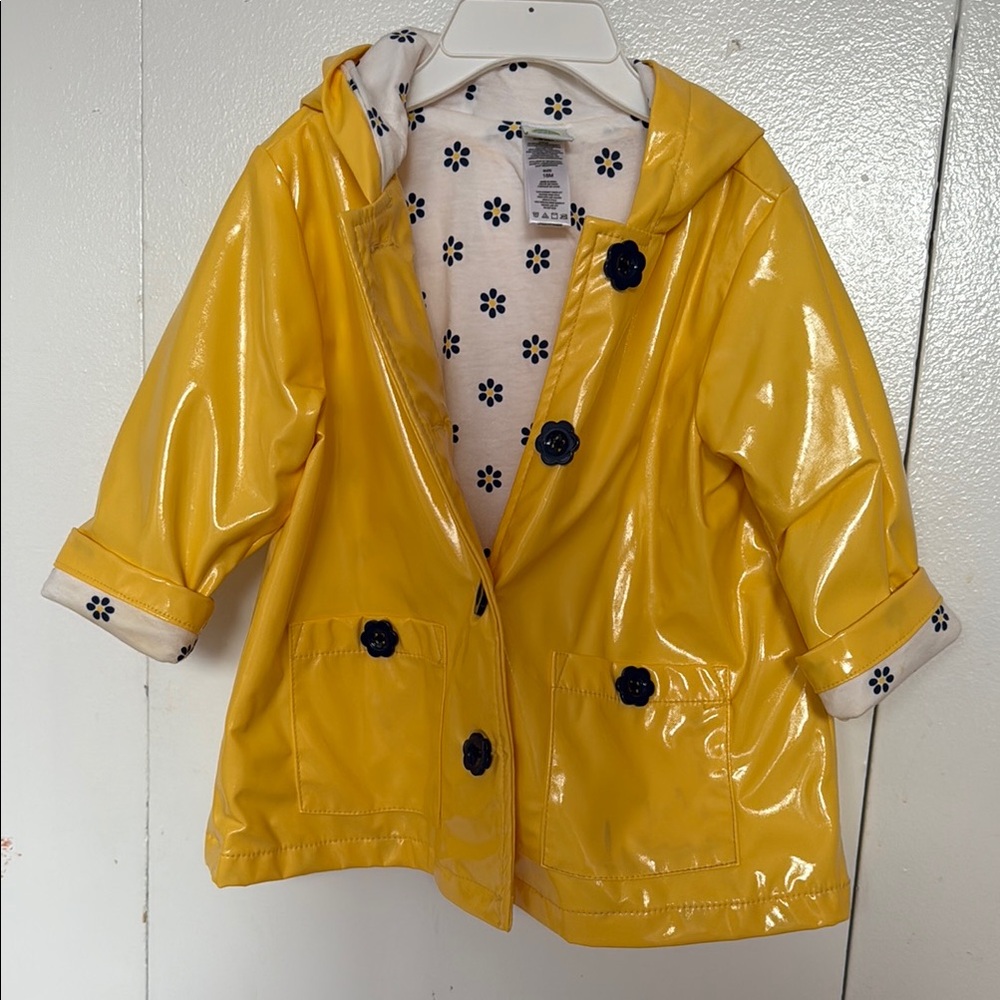 Little Me Yellow Raincoat for Kids
